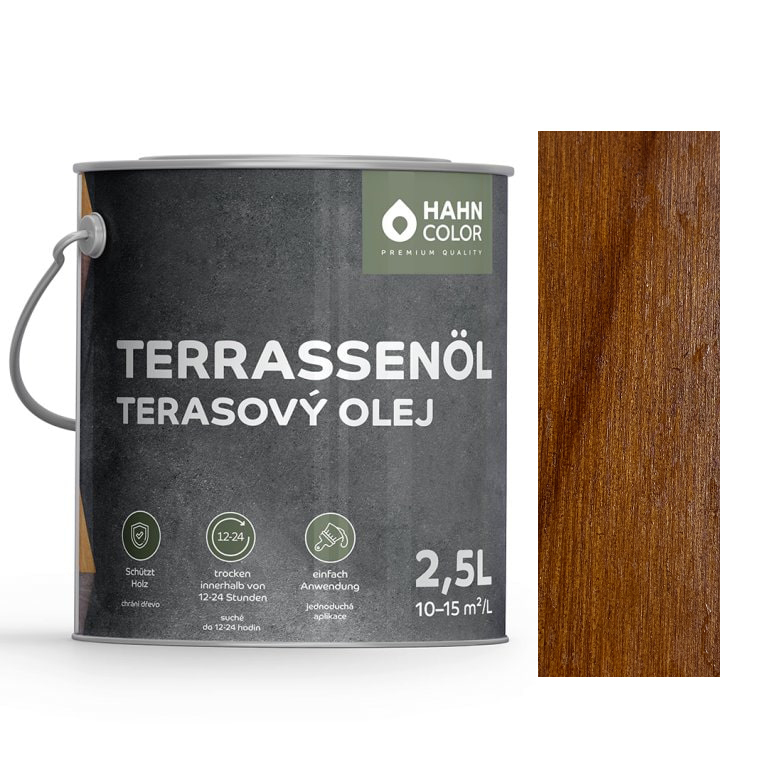 Hahn Color TERASOVÝ OLEJ TO-06 Kaštan - Kastanie