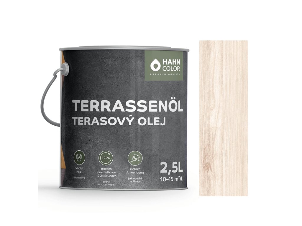 Hahn Color TERASOVÝ OLEJ TO-13 Bílá - Weiss