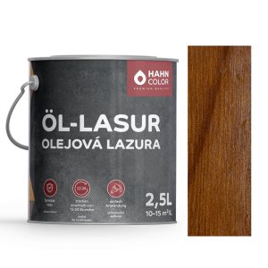 Hahn Color OLEJOVÁ LAZURA 2,5L OL-06 Kaštan - Kastanie
