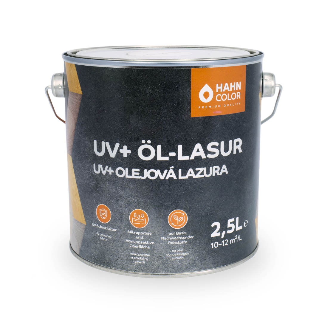Hahn Color UV+ OLEJOVÁ LAZURA UV-02 Pinie - Obrázek 2