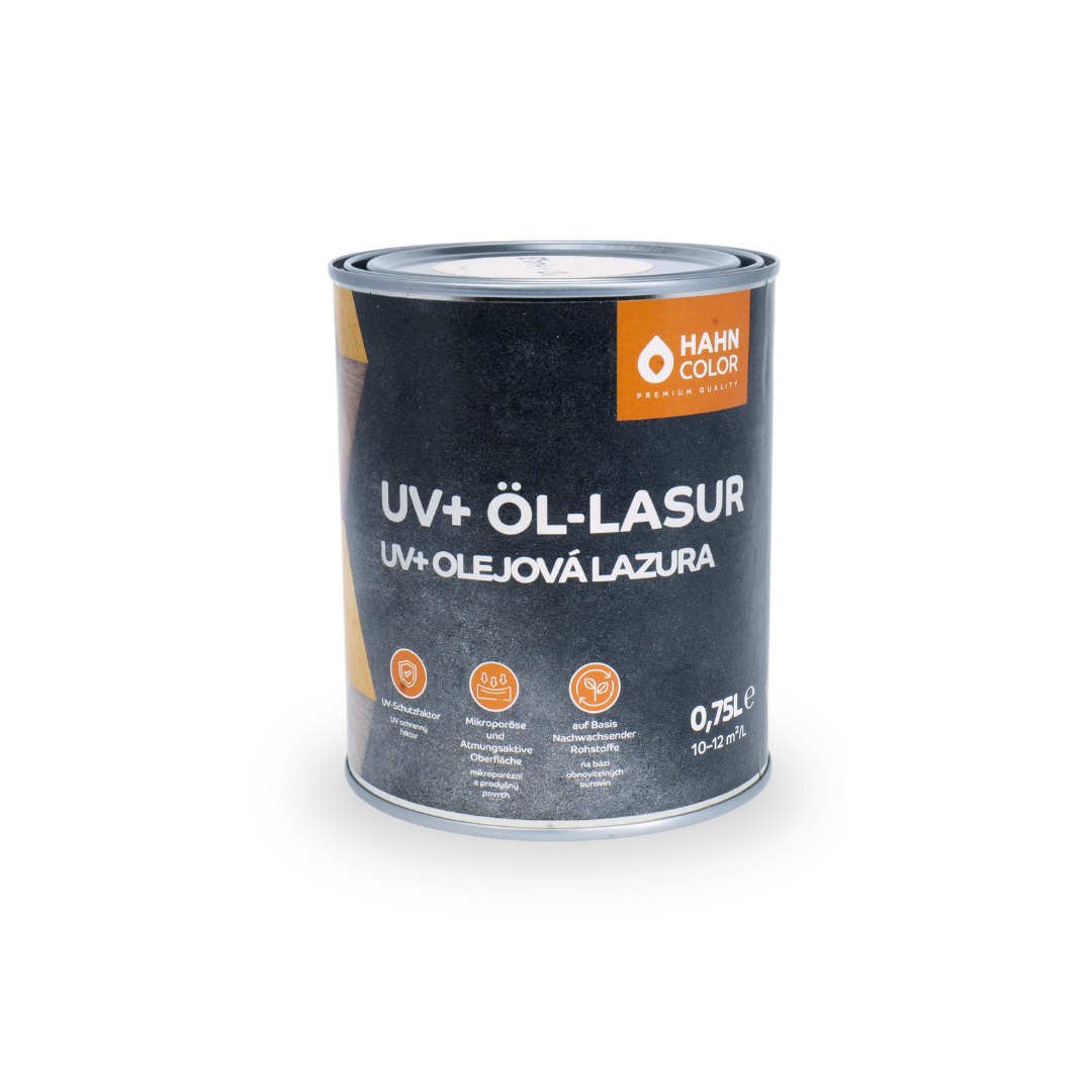 Hahn Color UV+ OLEJOVÁ LAZURA UV-02 Pinie - Obrázek 3